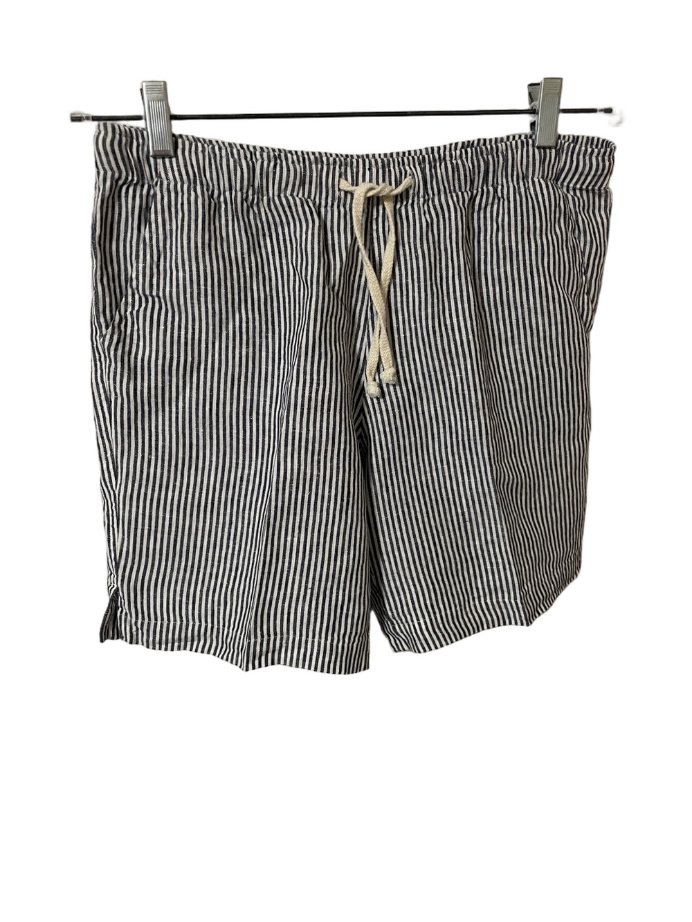 Alex Crane Linen Striped Shorts Size Small